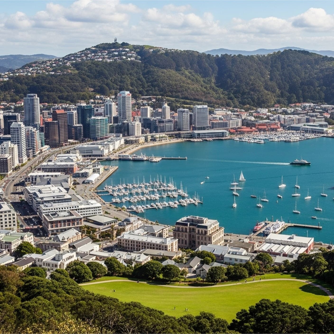 Wellington Harbor - Our creative home in Aotearoa New Zealand